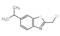 Benzothiazole, 2-(chloromethyl)-6-(1-methylethyl)- (9CI) Structure