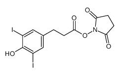 (2,5-dioxopyrrolidin-1-yl) 3-(4-hydroxy-3,5-diiodophenyl)propanoate Structure