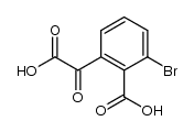 (3-bromo-2-carboxy-phenyl)-glyoxylic acid结构式
