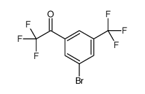 1-[3-Bromo-5-(trifluoromethyl)phenyl]-2,2,2-trifluoroethanone结构式