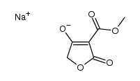 sodium 4-(methoxycarbonyl)-5-oxo-2,5-dihydrofuran-3-olate结构式