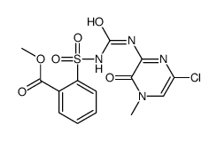 methyl 2-[(6-chloro-4-methyl-3-oxopyrazin-2-yl)carbamoylsulfamoyl]benzoate Structure