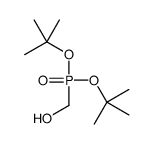 bis[(2-methylpropan-2-yl)oxy]phosphorylmethanol Structure