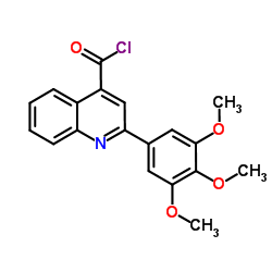 2-(3,4,5-Trimethoxyphenyl)-4-quinolinecarbonyl chloride Structure