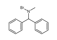 N-bromo-N-methyl-1,1-diphenylmethanamine结构式