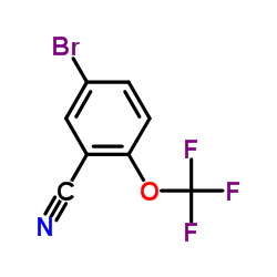 5-Bromo-2-(trifluoromethoxy)benzonitrile Structure