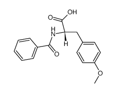 (S)-4-methoxy-N-benzoyl-phenylalanine结构式