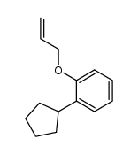 Allyl 2-cyclopentylphenyl ether结构式