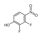 2,3-二氟-4-硝基苯酚结构式