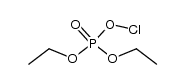 diethyl chlorophosphate Structure