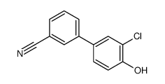 3-(3-chloro-4-hydroxyphenyl)benzonitrile Structure