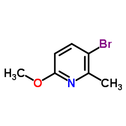 3-Bromo-6-methoxy-2-methylpyridine Structure