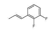 1,2-difluoro-3-(prop-1-en-1-yl)benzene结构式