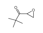 2,2-dimethyl-1-(oxiran-2-yl)propan-1-one Structure