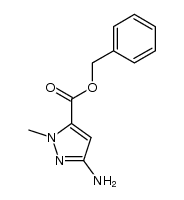 benzyl 3-amino-1-methylpyrazole-5-carboxylate Structure