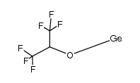hexafluoroisopropoxygermane Structure