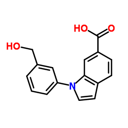 1-[3-(Hydroxymethyl)phenyl]-1H-indole-6-carboxylic acid Structure
