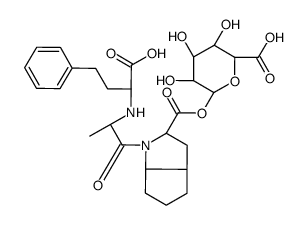 Ramiprilat Acyl-β-D-glucuronide >65结构式