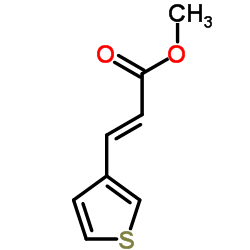 3-噻吩丙烯酸甲酯结构式