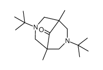 N,N'-di(tert-butyl)-1,5-dimethylbispidin-9-one结构式