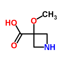 3-甲氧基氮杂环丁烷-3-羧酸盐酸盐结构式