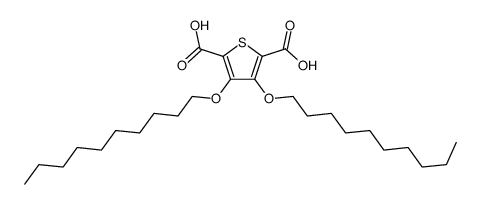 3,4-didecoxythiophene-2,5-dicarboxylic acid Structure