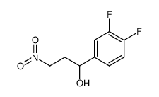 rac-1-(3,4-difluorophenyl)-3-nitropropan-1-ol Structure