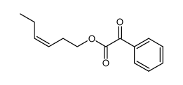 (Z)-3-hexenyl 2-oxo-2-phenylacetate Structure