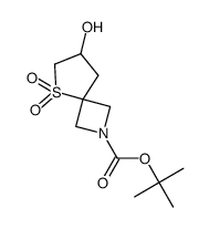 7-羟基-5-硫杂-2-氮杂螺[3.4] 辛烷-2-羧酸-5,5-二氧化物1,1-二甲基乙酯结构式