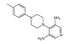 4-[4-(4-Methylphenyl)-1-piperazinyl]-3,5-pyridinediamine结构式