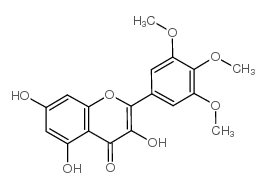 3,5,7-三羟基-3’,4’,5’-三甲氧基黄酮图片