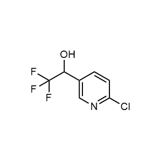 1-(6-氯吡啶-3-基)-2,2,2-三氟乙烷-1-醇结构式