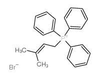 Phosphonium,(3-methyl-2-buten-1-yl)triphenyl-, bromide (1:1) Structure