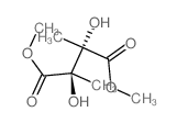 Butanedioic acid,2,3-dihydroxy-2,3-dimethyl-, 1,4-dimethyl ester, (2R,3S)-rel-结构式