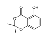 5-hydroxy-2,2-dimethyl-1,3-benzodioxin-4-one结构式