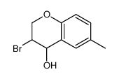 3-bromo-6-methyl-3,4-dihydro-2H-chromen-4-ol Structure