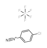 4-氯苯二氮杂六氟磷酸盐结构式