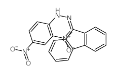 9H-Fluoren-9-one,2-(2,4-dinitrophenyl)hydrazone Structure