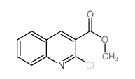2-氯-3-喹啉甲酸甲酯结构式