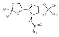 3-o-acetyl-1,2:5,6-di-o-isopropylidene-alpha-d-glucofuranose structure