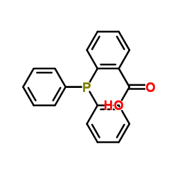 2-(Diphenylphosphino)benzoic acid structure