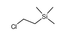 2-氯乙基三甲基硅烷结构式