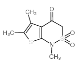 1,5,6-三甲基-1,2,3,4-四氢-2lambda6-噻吩并[2,3-c][1,2]噻嗪-2,2,4-三酮结构式