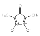 3,5-dimethyl-1,2-dioxido-pyrazol-4-one结构式