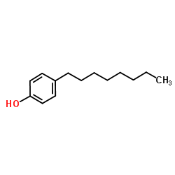 4-辛基苯酚结构式