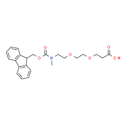 Fmoc-N-methyl-PEG3-CH2CH2COOH结构式