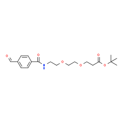 Ald-Ph-amido-PEG2-C2-Boc结构式