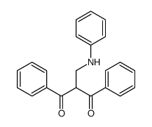 2-(anilinomethyl)-1,3-diphenylpropane-1,3-dione结构式