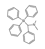 N,N-Dimethyl-α-(triphenylsilyl)benzylamin Structure