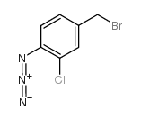 4-AZIDO-3-CHLOROBENZYL BROMIDE Structure